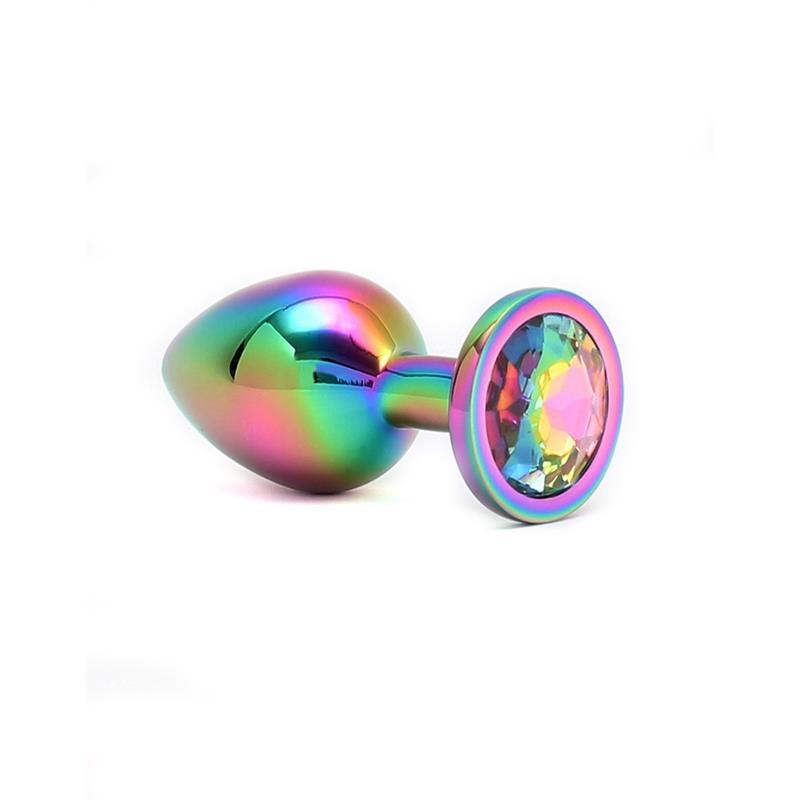 Plug anal con joya Arcoiris Pisa Rainbow