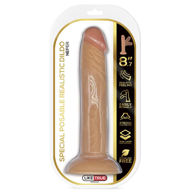 Neper Dildo Realista Articulable Posable 87 Natural