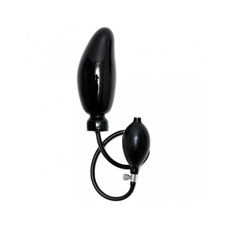 Dildo Inflable Latex Negro