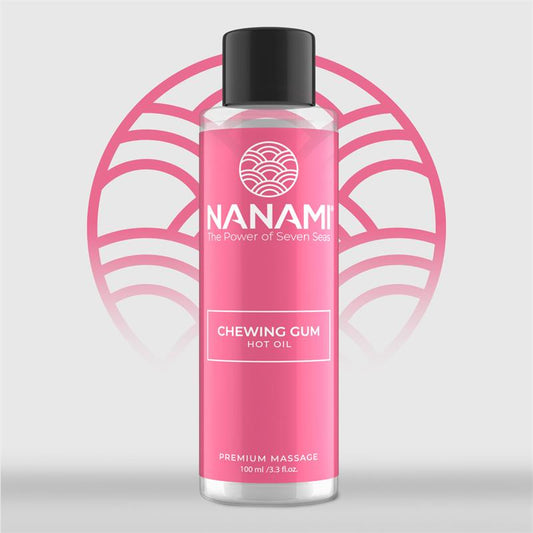 Nanami Aceite de Masaje Efecto Calor Hot Oil Aroma Chicle 100ml