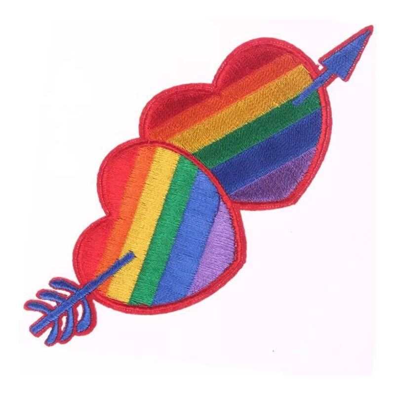 Parche de Corazon Colores Bandera LGBT