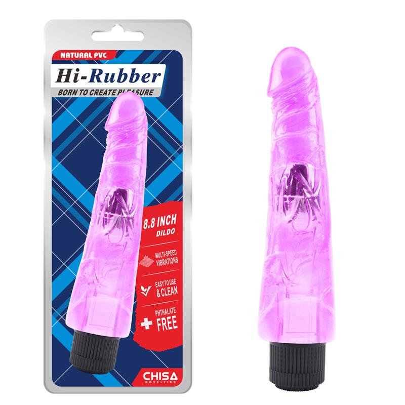 Vibrador Hi Rubber 88 Purpura